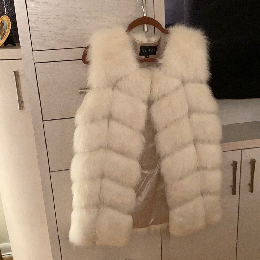 Faux fur vest